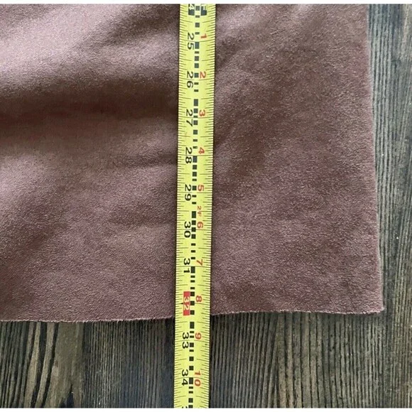 Kut from the Kloth Emelie Hooded Faux Suede Wrap Coat Women’s Sz M - Picture 10 of 12